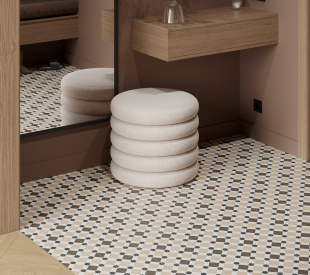 Керамогранит Laparet Victory Beige матовый карвинг (19,6х19,6)